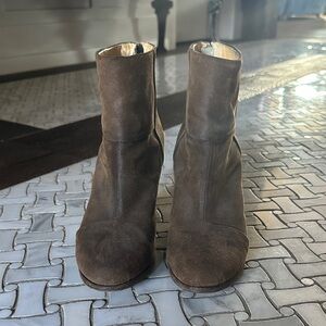 Brown Suede Ankle Boots - Rag and Bone- size 38